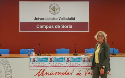 Pilar Garcés cierra su campaña en Soria y llama a votar en las elecciones UVa del 14 de mayo