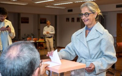 Pilar Garcés afronta la jornada electoral con «muy buenas sensaciones»